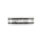 Bague Mollie Acier Blanc - Bagues fantaisie Homme | Histoire d&rsquo;Or