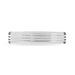 Alliance Astreos Ruban Plat Or Blanc - Alliances Homme | Histoire d’Or