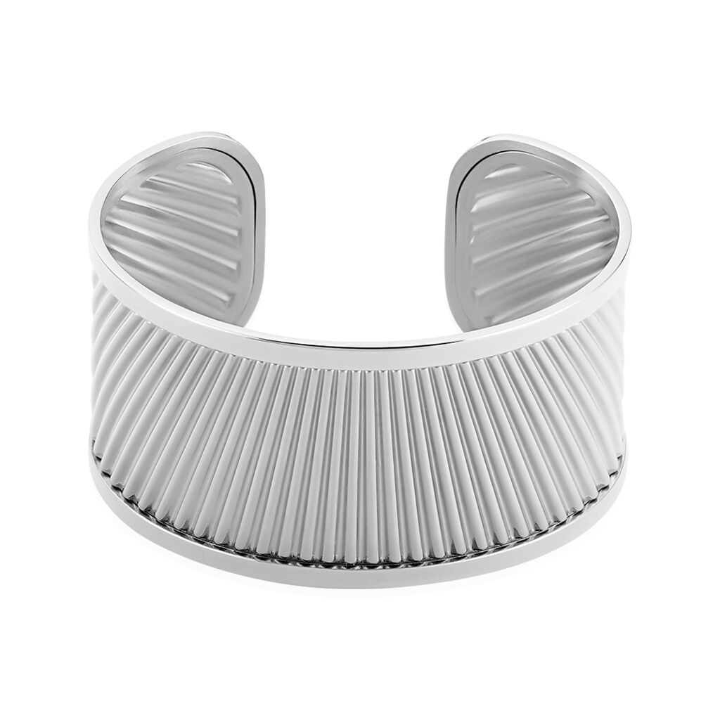 Bracelet Jonc Aud Acier Blanc - Bracelets joncs Femme | Histoire d’Or