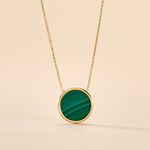 Collier Lucky Gems Or Jaune Malachite - Colliers Femme | Histoire d&rsquo;Or