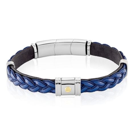 Bracelet Jourdan Trenza Acier Bicolore - Bracelets Homme | Histoire d&rsquo;Or