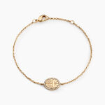 Bracelet Dixie Plaqu&eacute; Or Dor&eacute; Oxyde De Zirconium - Bracelets Femme | Histoire d&rsquo;Or