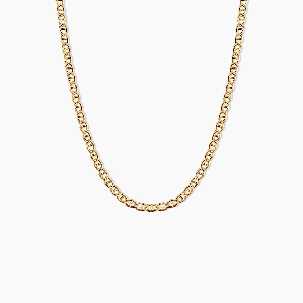 Collier Capucin Argent Dor&eacute; A L'Or 750/1000 - Bijoux sans pierre Femme | Histoire d&rsquo;Or