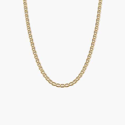 Collier Capucin Argent Dor&eacute; A L'Or 750/1000 - Bijoux sans pierre Femme | Histoire d&rsquo;Or