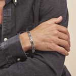 Bracelet Arnaud Acier Blanc - Bracelets Homme | Histoire d&rsquo;Or
