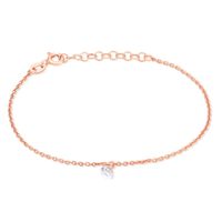 Bracelet Constantin Argent Rose Oxyde De Zirconium
