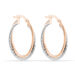 Créoles Maelia Or Bicolore - Boucles d'oreilles créoles Femme | Histoire d’Or