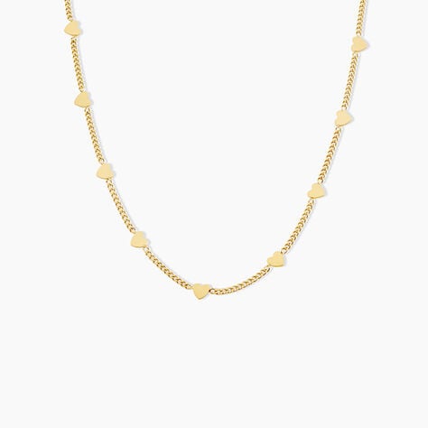 Collier Eva Acier Jaune - Colliers fantaisie Femme | Histoire d&rsquo;Or