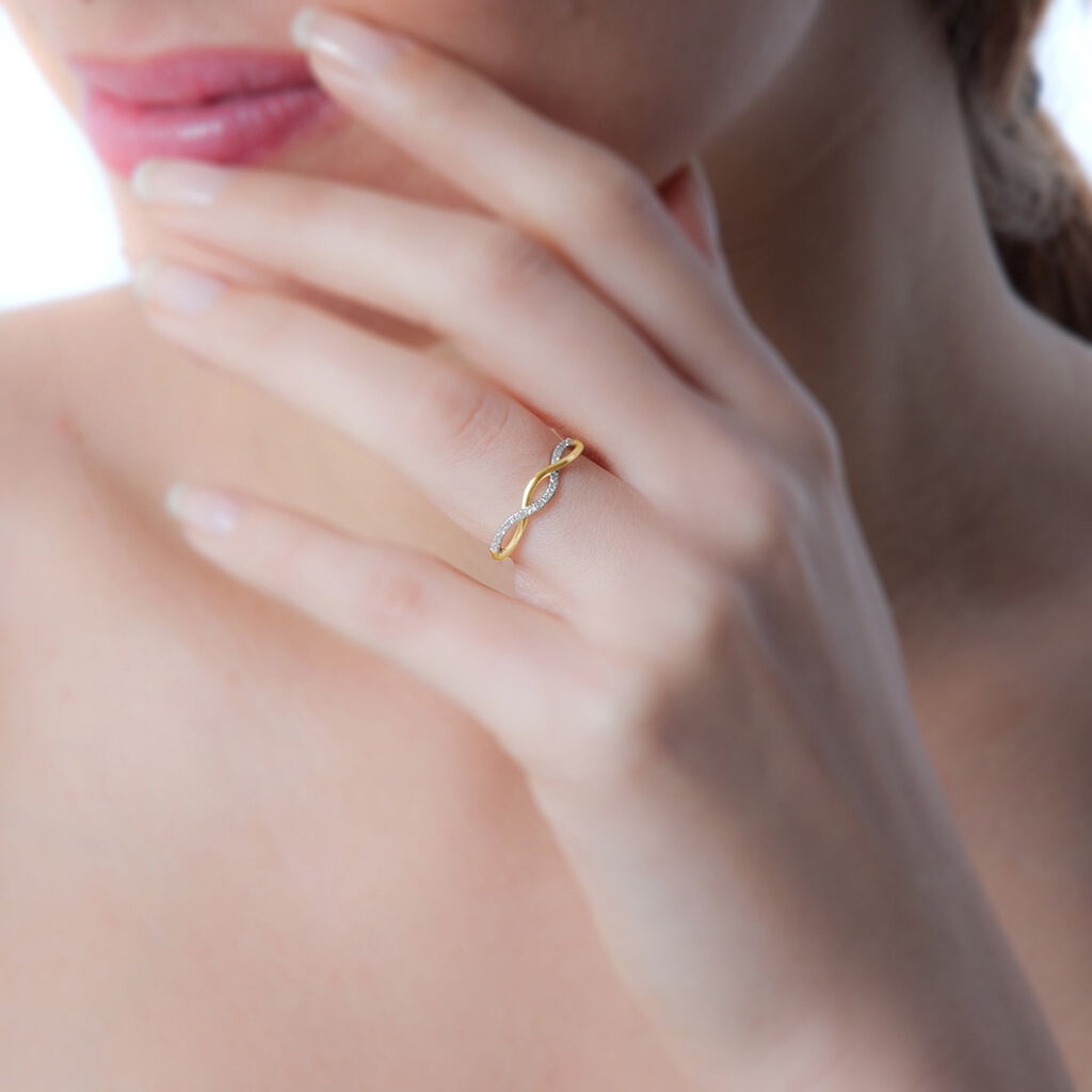 Bague Tilly Or Jaune Diamant - Bagues avec pierre Femme | Histoire d’Or