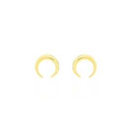 Boucles D'oreilles Puces Hermantine Or Jaune - Clous d'oreilles Femme | Histoire d’Or