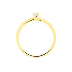 Bague Solitaire Natalia Or Jaune Diamant - Bagues solitaires Femme | Histoire d&rsquo;Or