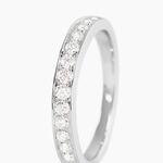 Alliance Rhea Or Blanc Diamant - Alliances Femme | Histoire d&rsquo;Or