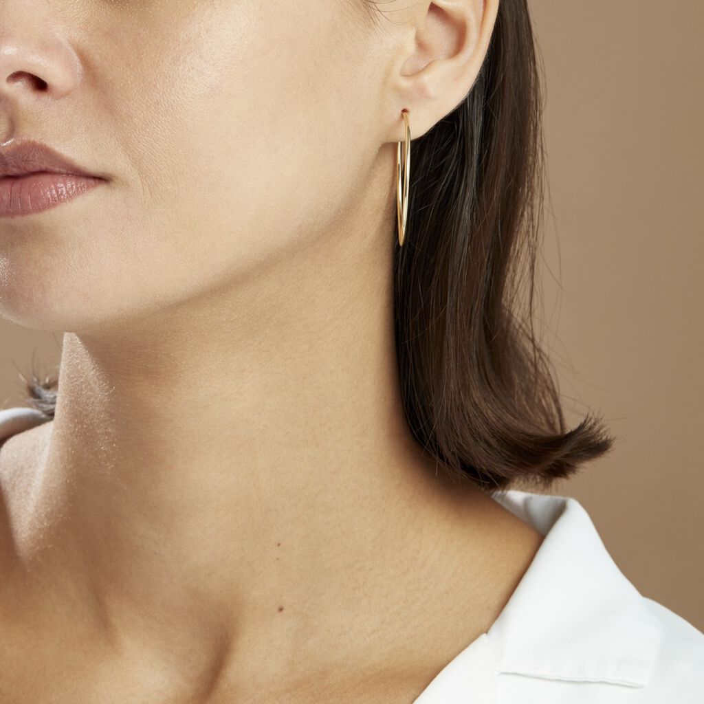 Créoles Valencina Or Jaune - Boucles d'oreilles créoles Femme | Histoire d’Or