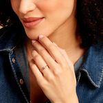 Bague Valentino Or Jaune Am&eacute;thyste - Bagues solitaires Femme | Histoire d&rsquo;Or