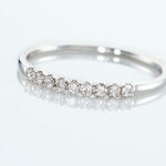 Alliance Hera Or Blanc Diamant - Alliances Femme | Histoire d&rsquo;Or