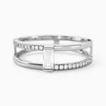 Bague Erynn Argent Blanc Oxyde De Zirconium - Bagues solitaires Femme | Histoire d&rsquo;Or