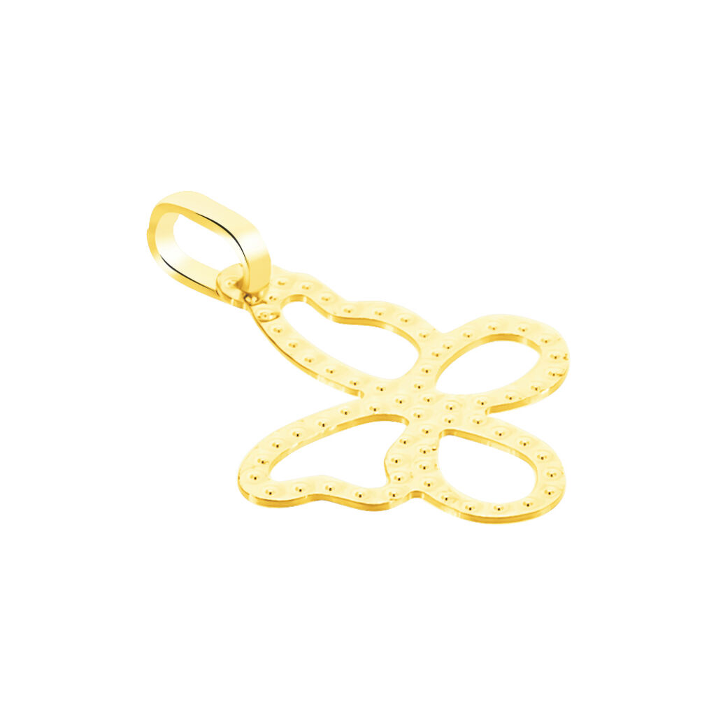 Pendentif Jaima Papillon Diamante Or Jaune - Pendentifs Famille | Histoire d’Or