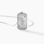 Collier Arcane Argent Blanc - Colliers fantaisie Homme | Histoire d&rsquo;Or