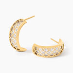 Boucles D'Oreilles Puces Adonijah Or Bicolore - Clous d'oreilles Femme | Histoire d&rsquo;Or