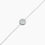 Bracelet Zea Argent Blanc Nacre - Bracelets Femme | Histoire d&rsquo;Or