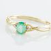 Bague Or Jaune Cassie Emeraude Diamants - Bagues solitaires Femme | Histoire d’Or