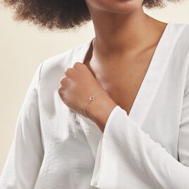 Bracelet Argent Blanc Vivence Oxydes De Zirconium - Bracelets fantaisie Femme | Histoire d’Or