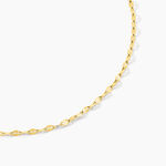 Collier Mauricette Acier Jaune - Bijoux sans pierre Femme | Histoire d&rsquo;Or