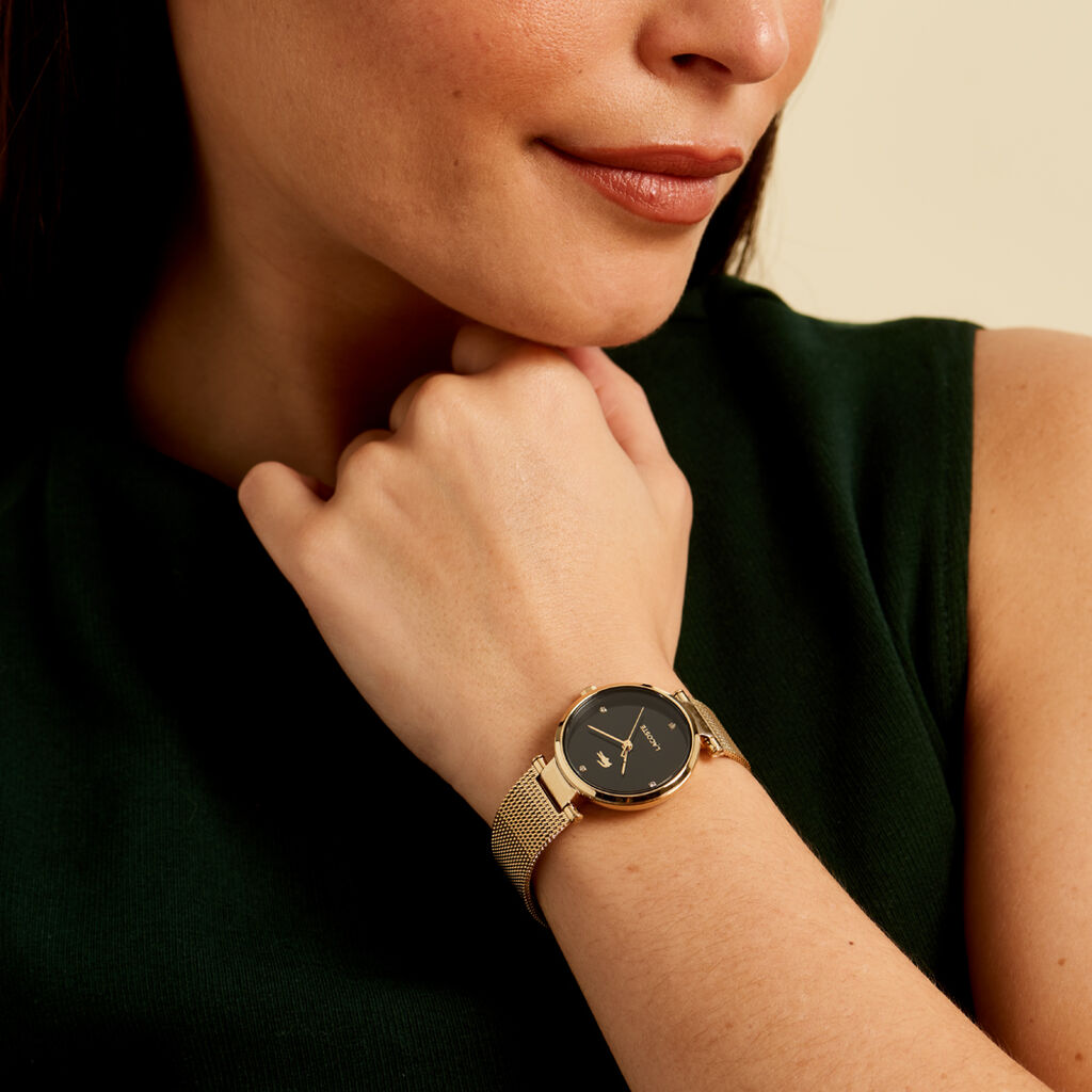 Montre Lacoste Orba Noir - Montres Femme | Histoire d’Or