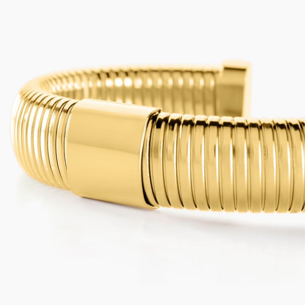 Bracelet Jonc Dafnie Acier Jaune - Bracelets Femme | Histoire d’Or