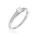 Bague Finella Platine Blanc Diamant - Bagues solitaires Femme | Histoire d’Or