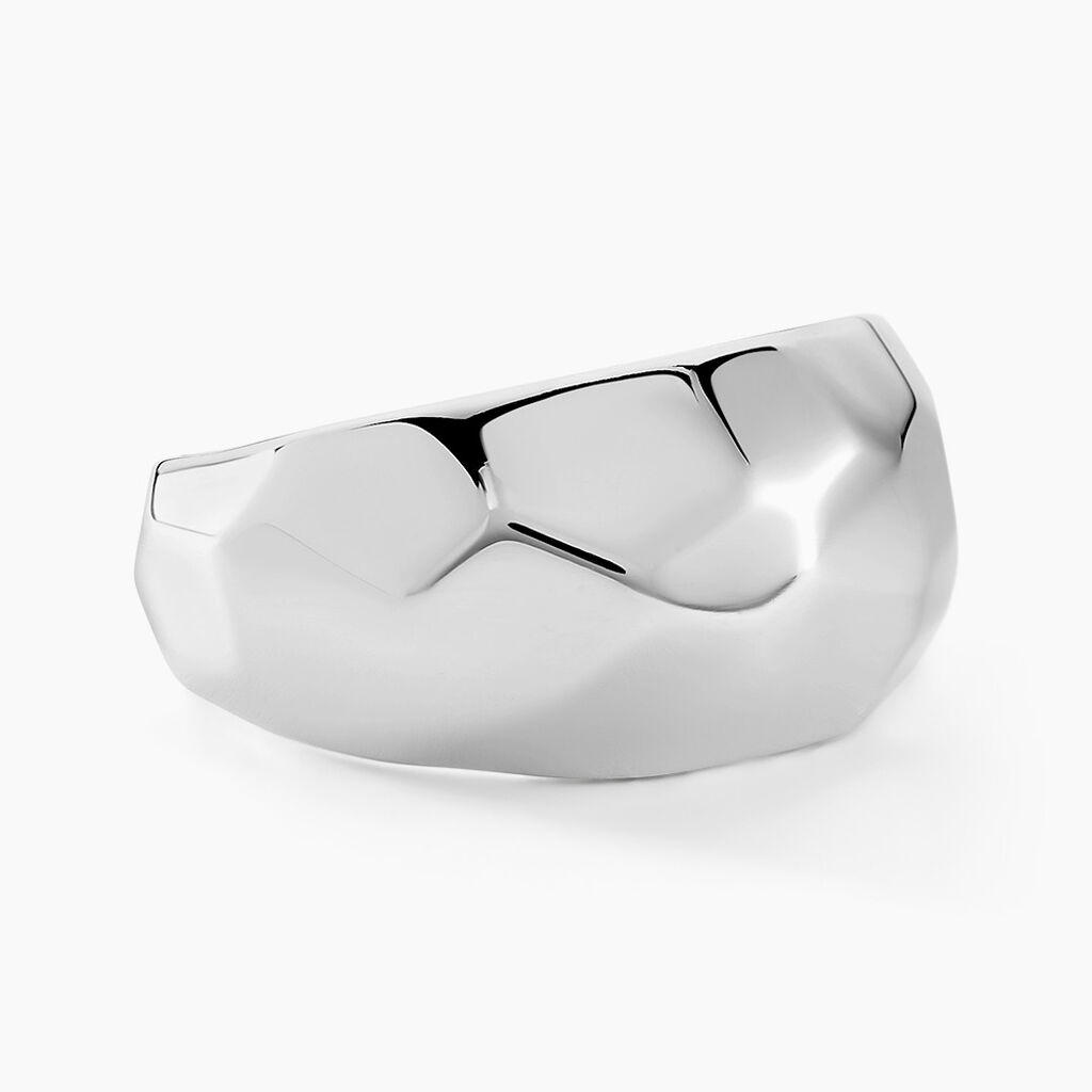 Bague Two Argent Blanc - Bagues fantaisie Femme | Histoire d’Or