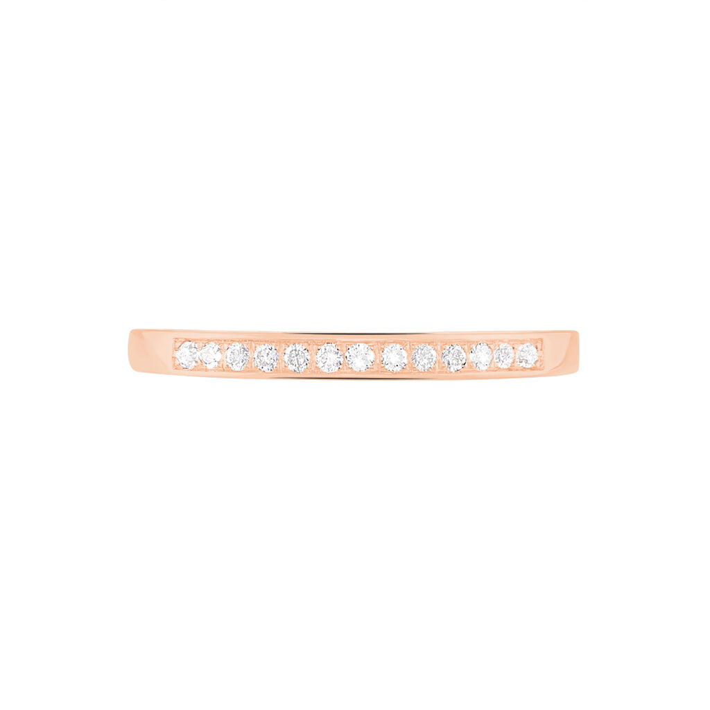 Alliance Collection Juliette Or Rose Diamant - Alliances Femme | Histoire d’Or