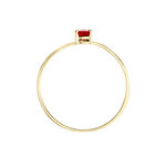 Bague Solitaire Goutte Or Jaune Rubis - Bagues solitaires Femme | Histoire d&rsquo;Or
