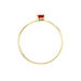 Bague Solitaire Goutte Or Jaune Rubis - Bagues solitaires Femme | Histoire d’Or