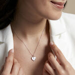 Collier Erina Argent Blanc Nacre Oxyde De Zirconium - Colliers fantaisie Femme | Histoire d&rsquo;Or