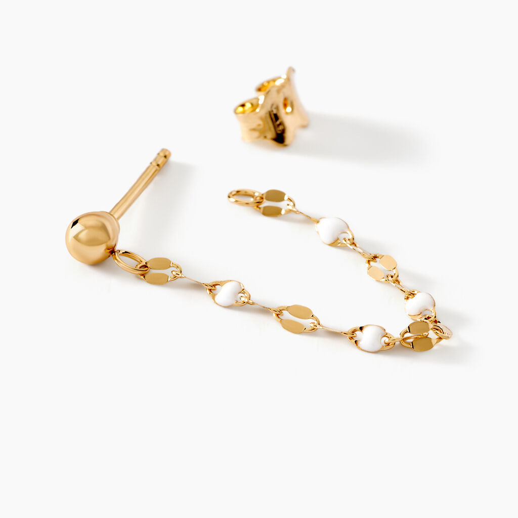 Boucles D'oreilles Pendantes Asteria Or Jaune - Boucles d'oreilles pendantes Femme | Histoire d’Or