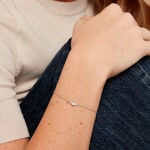 Bracelet Darlene Argent Blanc Oxyde De Zirconium - Bracelets Femme | Histoire d&rsquo;Or