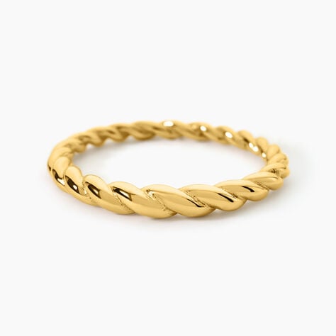 Bague Bertilie Acier Jaune - Bagues fantaisie Femme | Histoire d&rsquo;Or