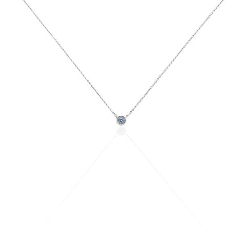 Collier Auxana Argent Blanc Oxyde De Zirconium - Colliers fantaisie Femme | Histoire d’Or