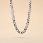 Collier Jourdan Olympe Acier Blanc - Colliers Homme | Histoire d&rsquo;Or