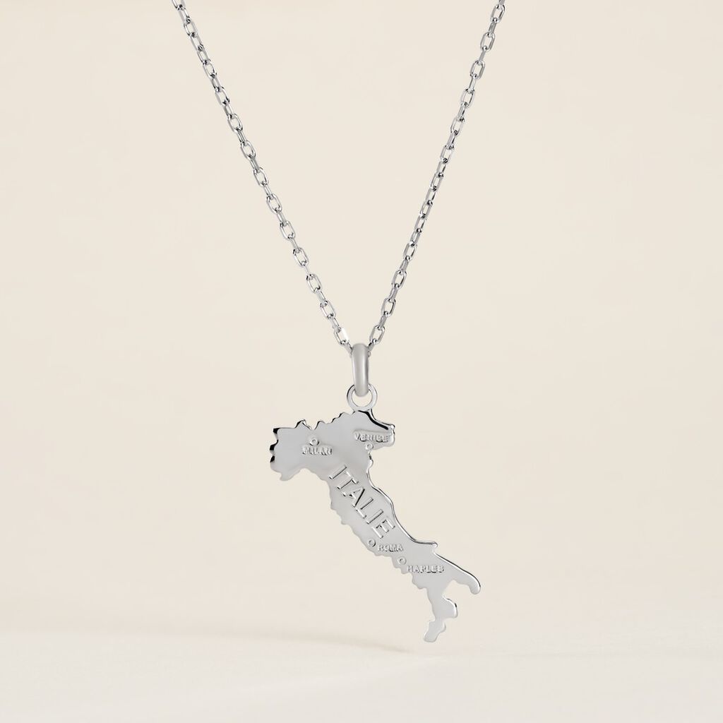 Pendentif Thea Argent Blanc - Pendentifs Famille | Histoire d’Or