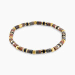 Bracelet Naturel Autres Tricolore Oeil De Tigre - Bracelets Homme | Histoire d&rsquo;Or