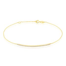 Bracelet Or Jaune Nalania Diamant - Bracelets Femme | Histoire d’Or