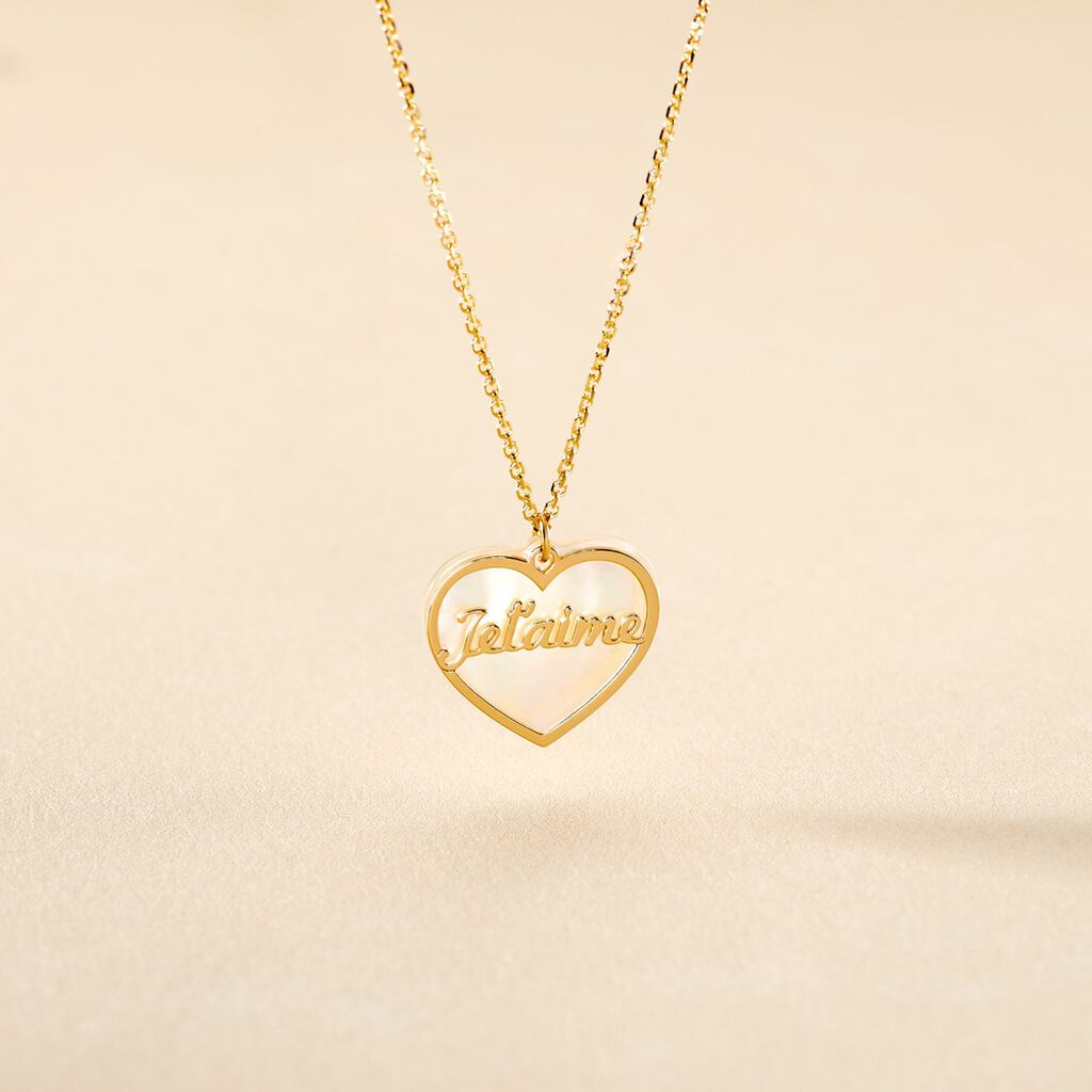 Collier Or Jaune Proxumae Nacre - F&ecirc;te des m&egrave;res Femme | Histoire d&rsquo;Or