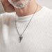 Collier Acier Blanc Stans Oxydes De Zirconium - Colliers fantaisie Homme | Histoire d’Or