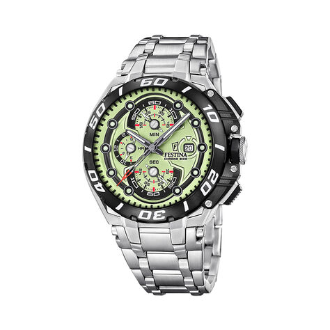 Montre Festina Chrono Bike 6 Vert - F&ecirc;te des p&egrave;res Homme | Histoire d&rsquo;Or
