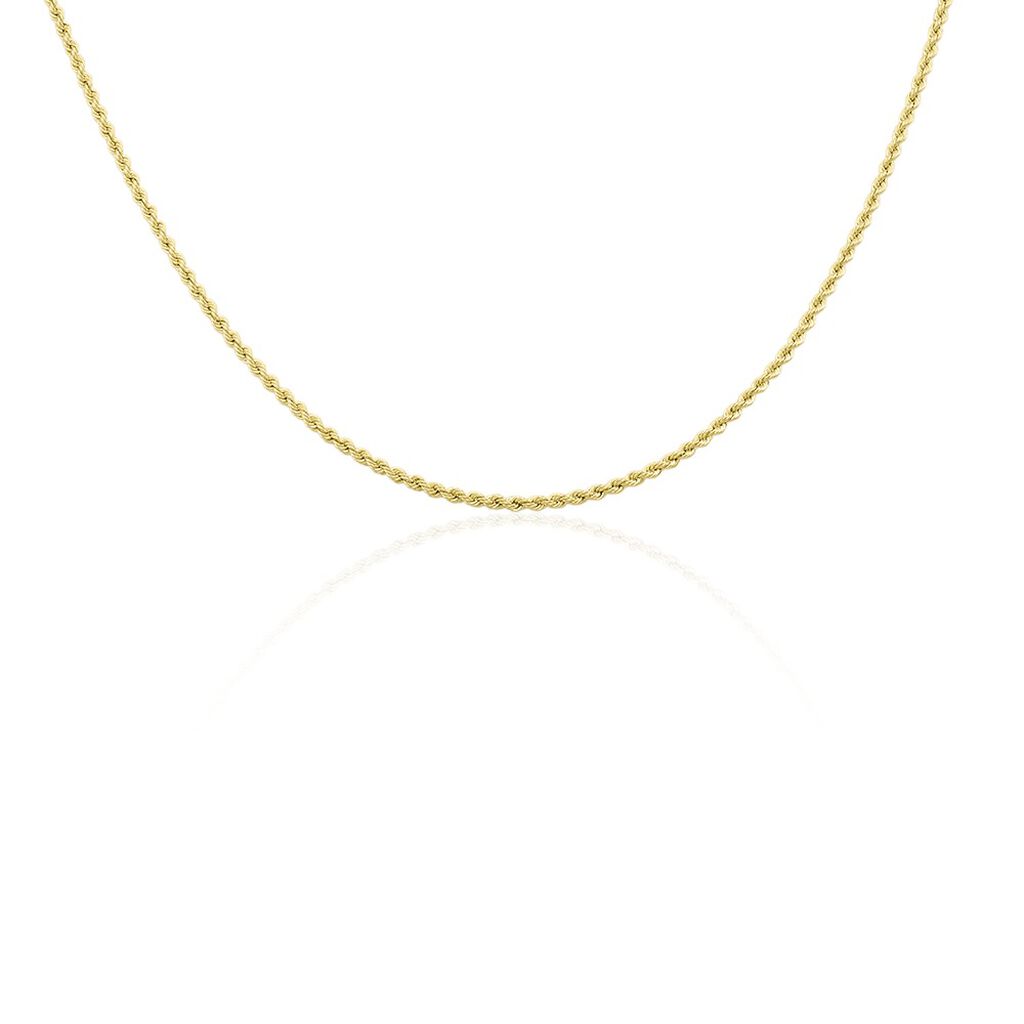 Collier Jerry Maille Corde Or Jaune - Chaines Femme | Histoire d’Or