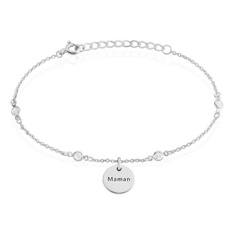 Bracelet Moa Argent Blanc Oxyde De Zirconium - Bracelets Femme | Histoire d’Or