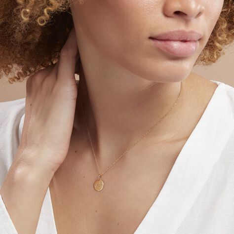 Pendentif Or Jaune Astraea Oxyde De Zirconium - Pendentifs Zodiaque Femme | Histoire d’Or
