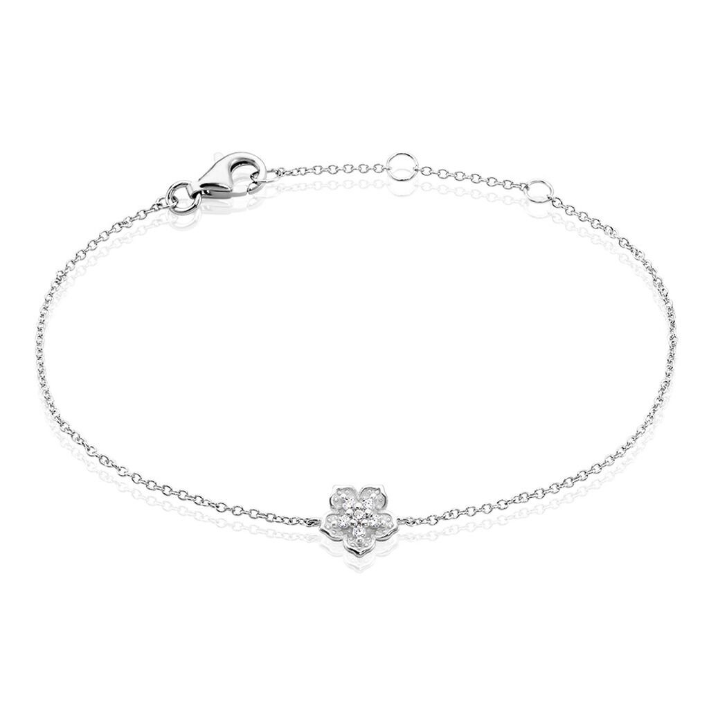 Bracelet Anne-charlotte Argent Blanc Oxyde De Zirconium - Bracelets Femme | Histoire d’Or